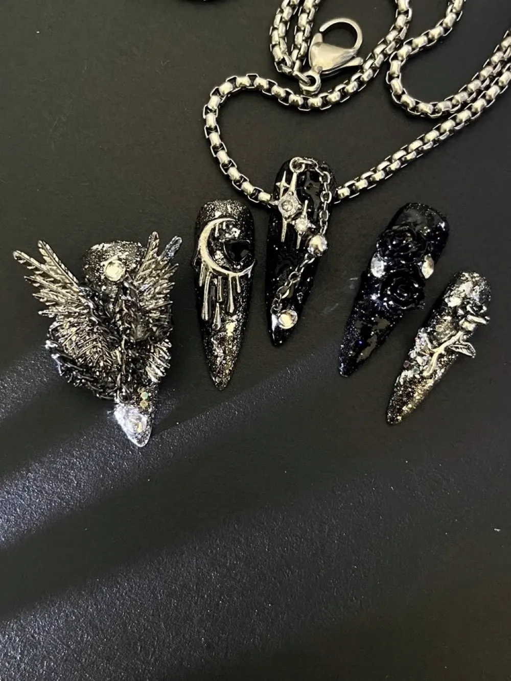 10 high-quality and super long handmade wearable armor, "Paradise Lost" niche style