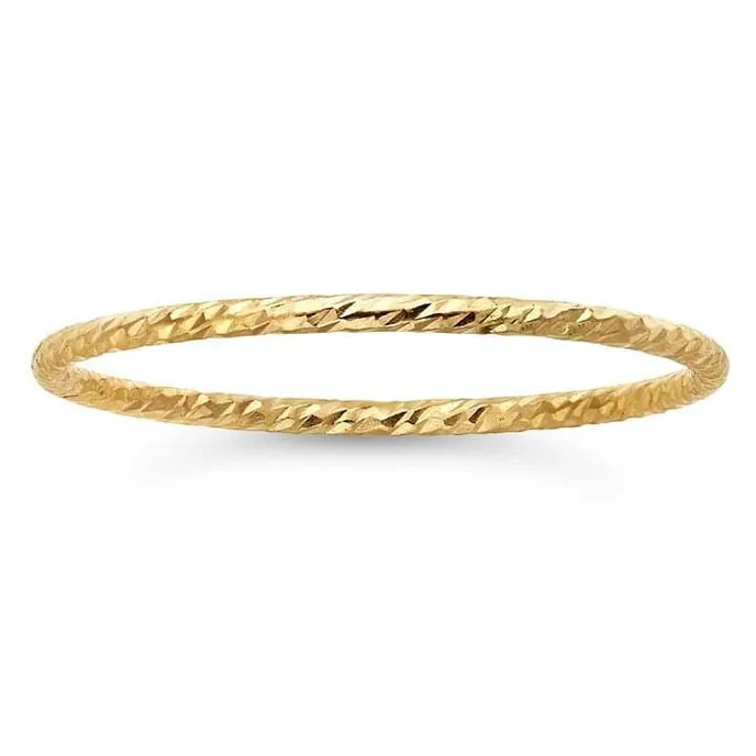 14 K Yellow Gold Stacking Rings