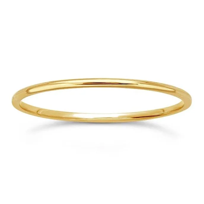 14 K Yellow Gold Stacking Rings