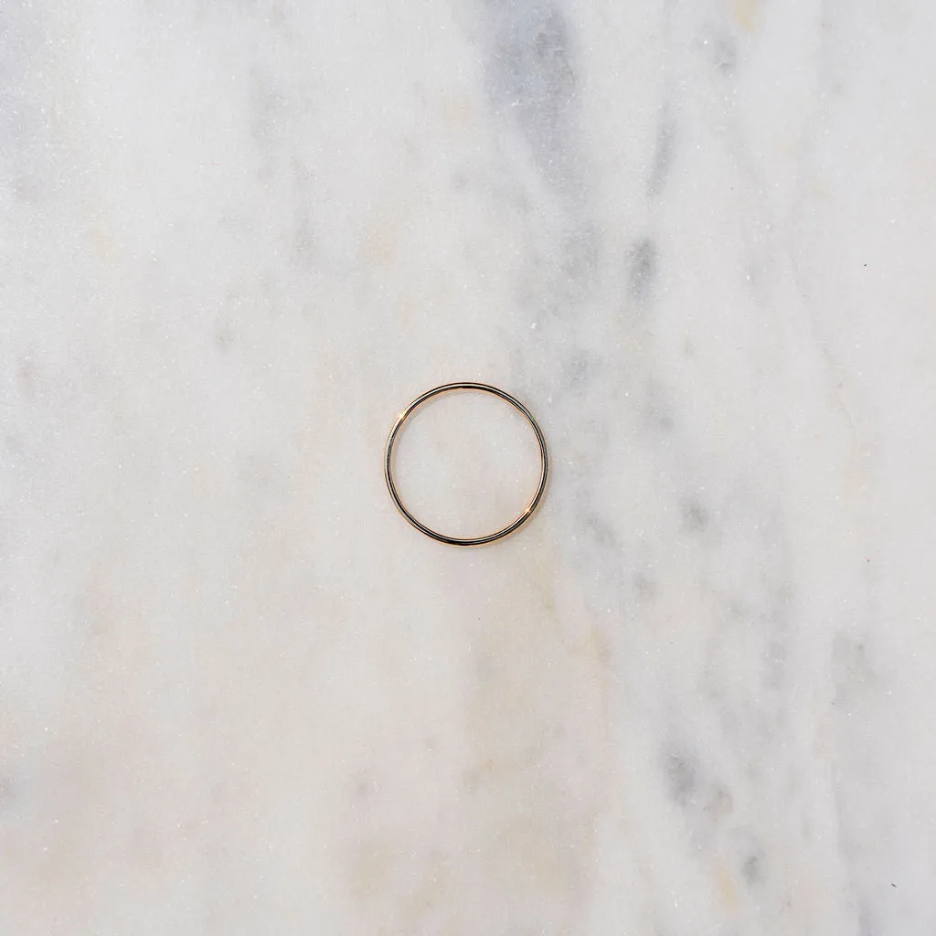 14 K Yellow Gold Stacking Rings