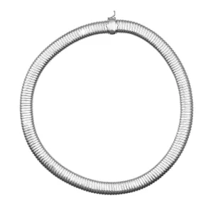 14mm Sterling Silver Tubogas Necklace