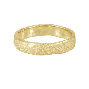 4.5mm Organic Wedding Ring