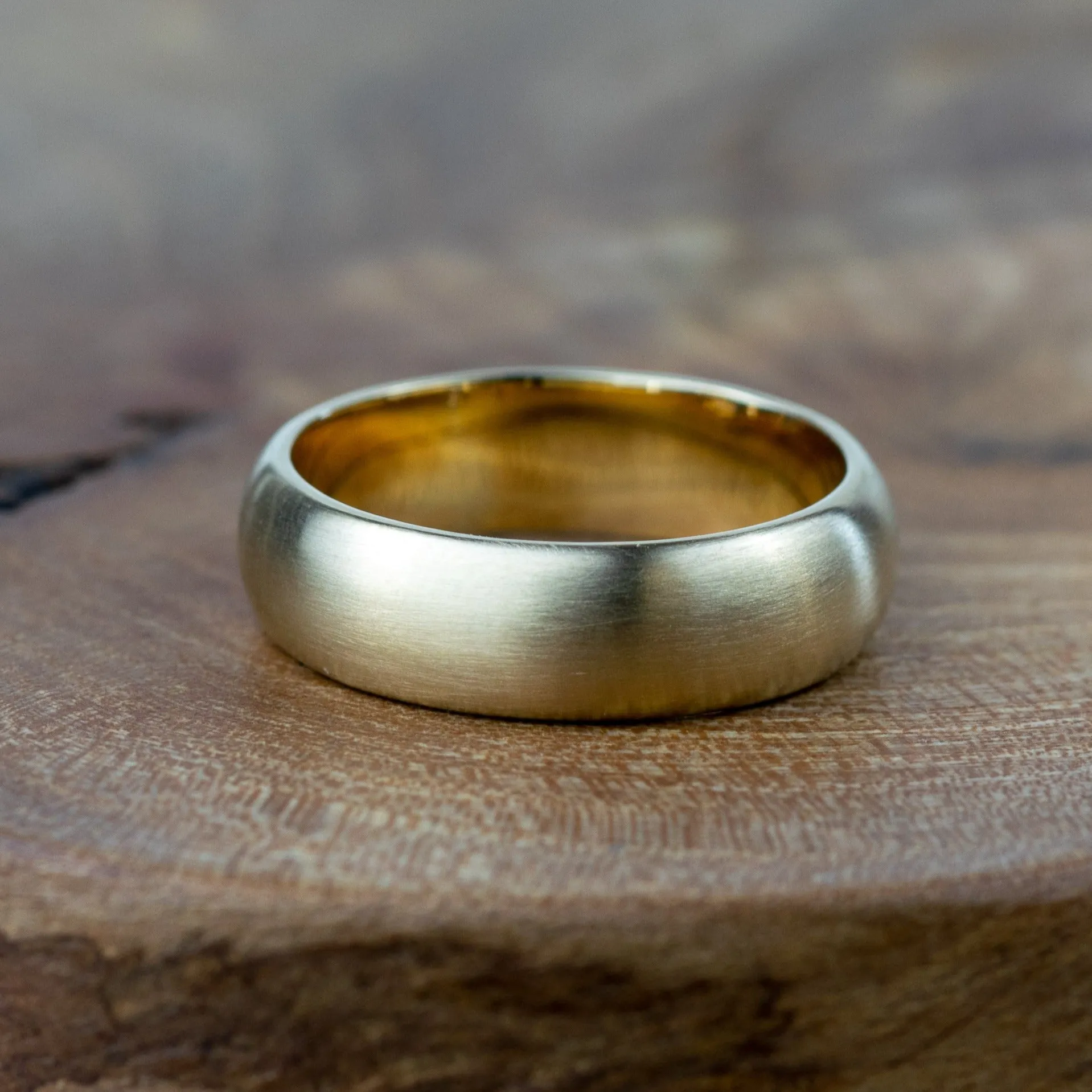 6mm Heavy Solid Gold Wedding Ring