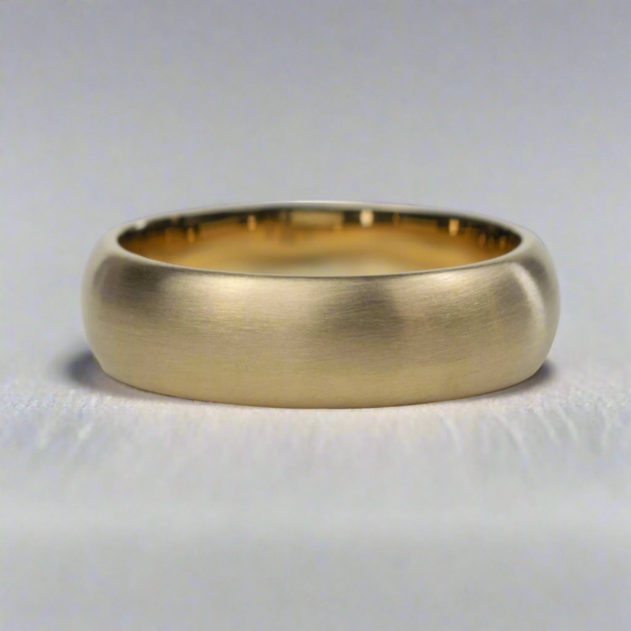 6mm Heavy Solid Gold Wedding Ring