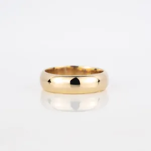 6mm Heavy Solid Gold Wedding Ring