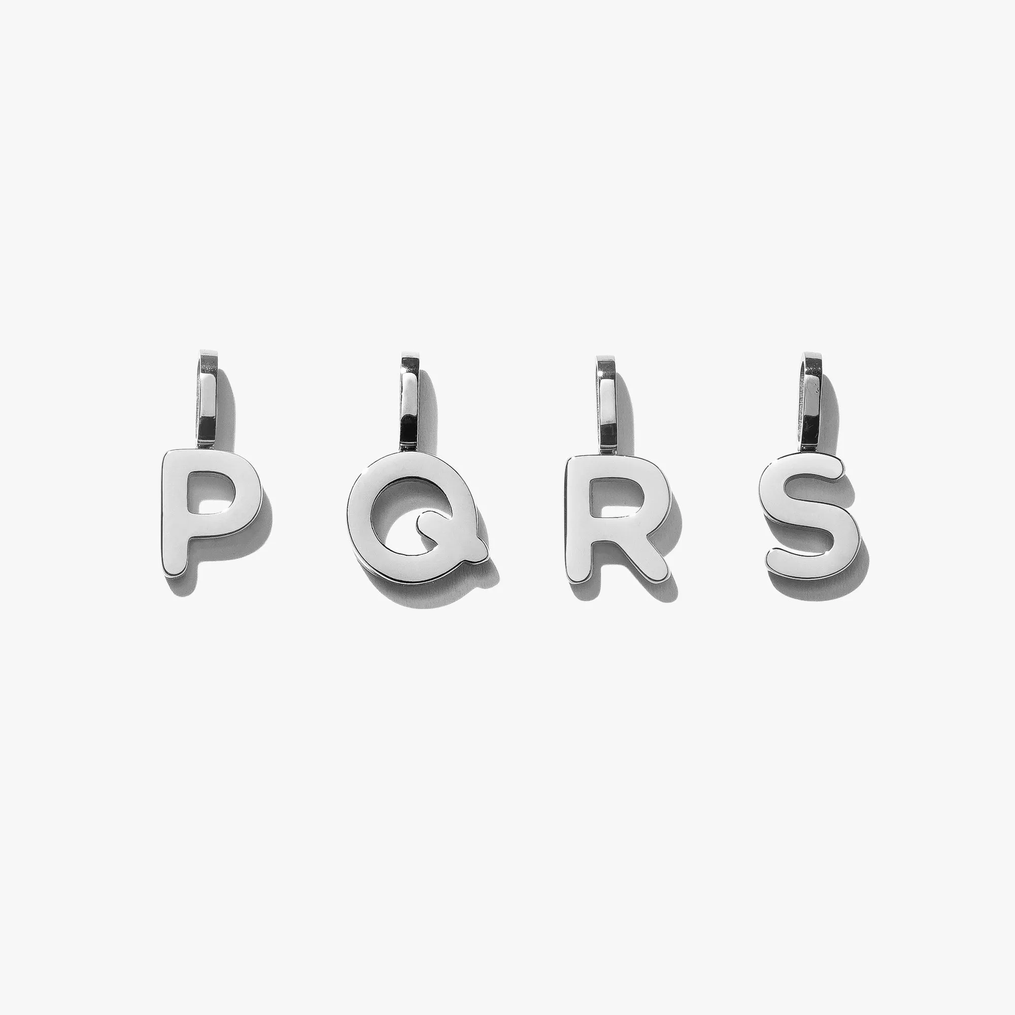 Alphabet Pendant (Single) - Silver