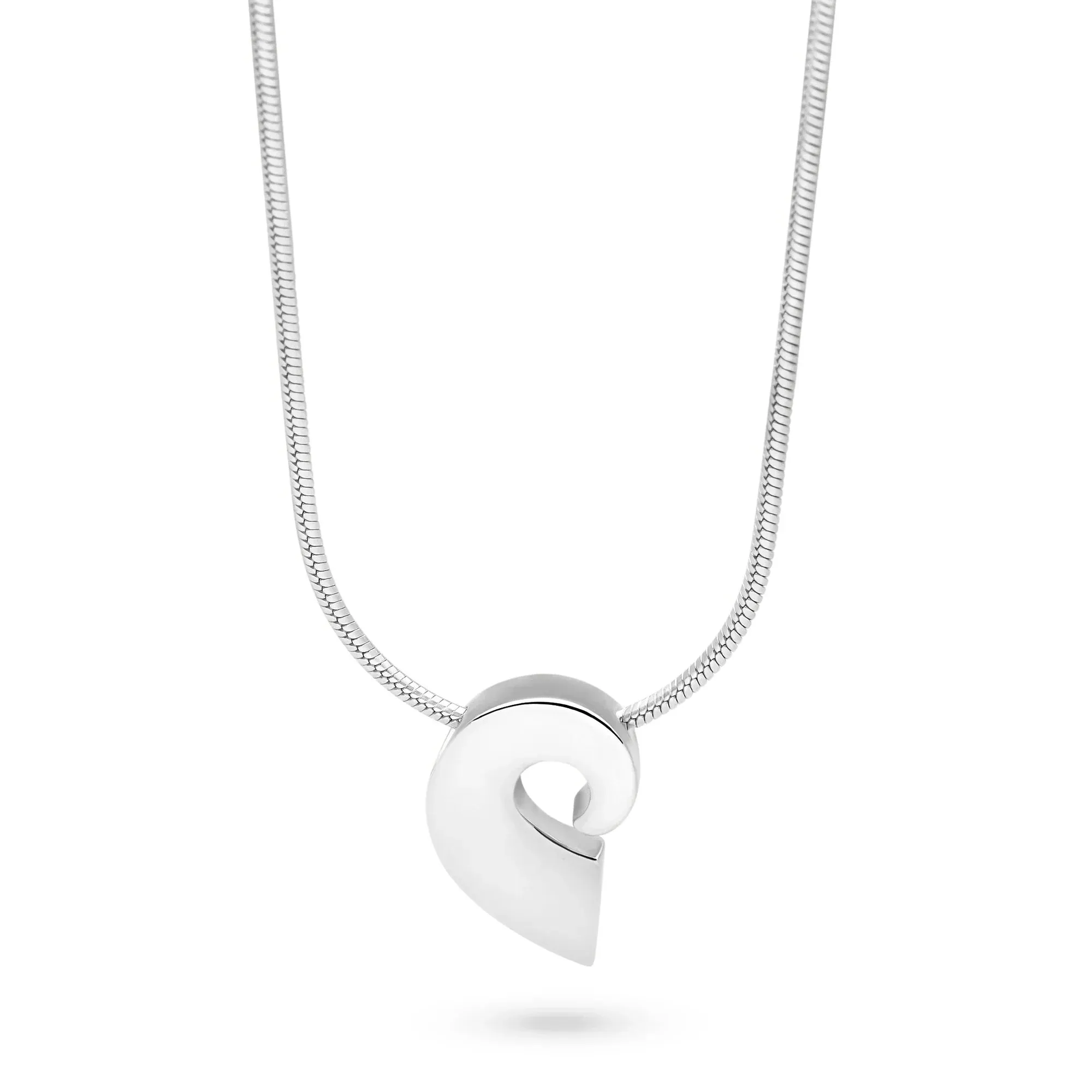 Ammonite Scroll Pendant (P1001)