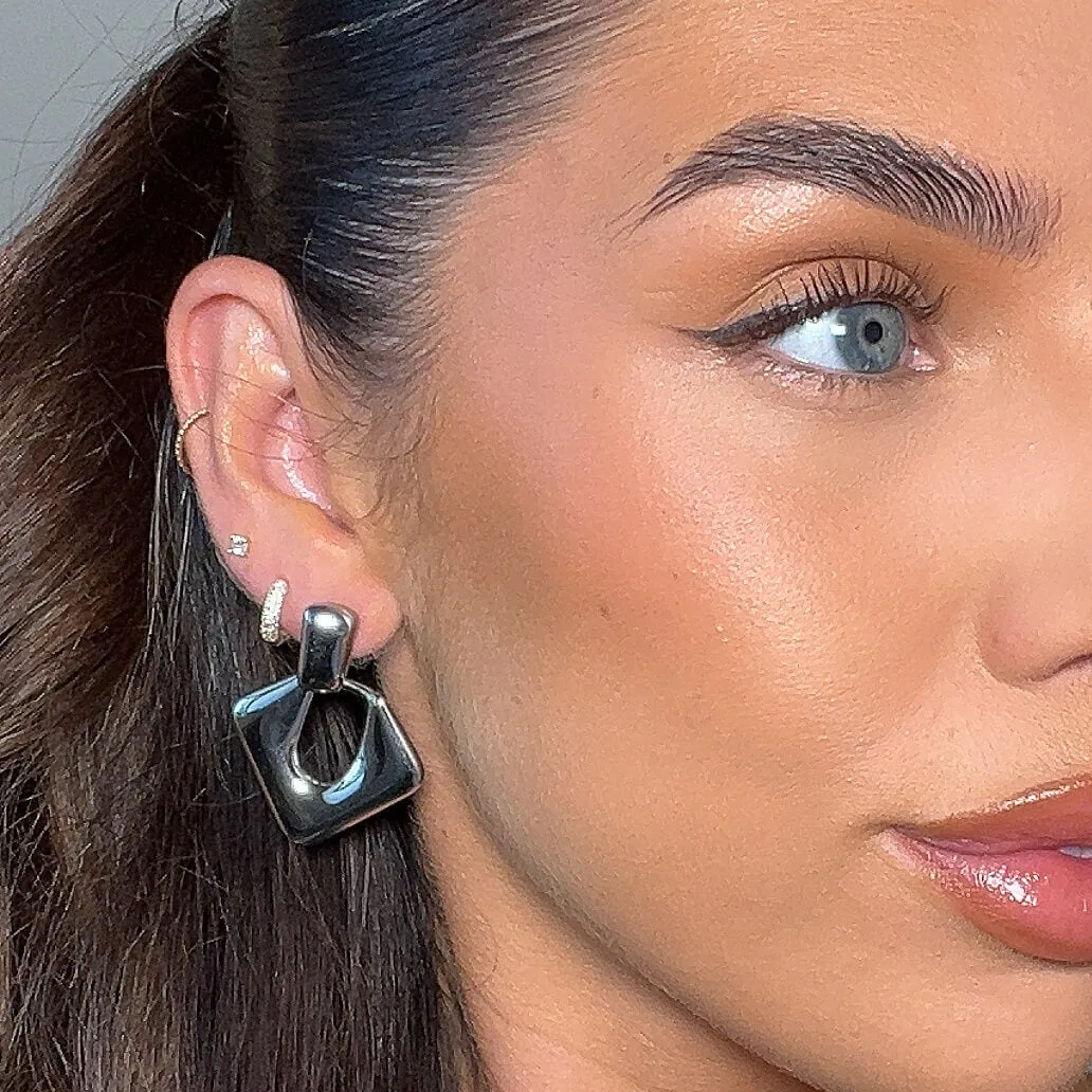 Anika Link Drop Earrings