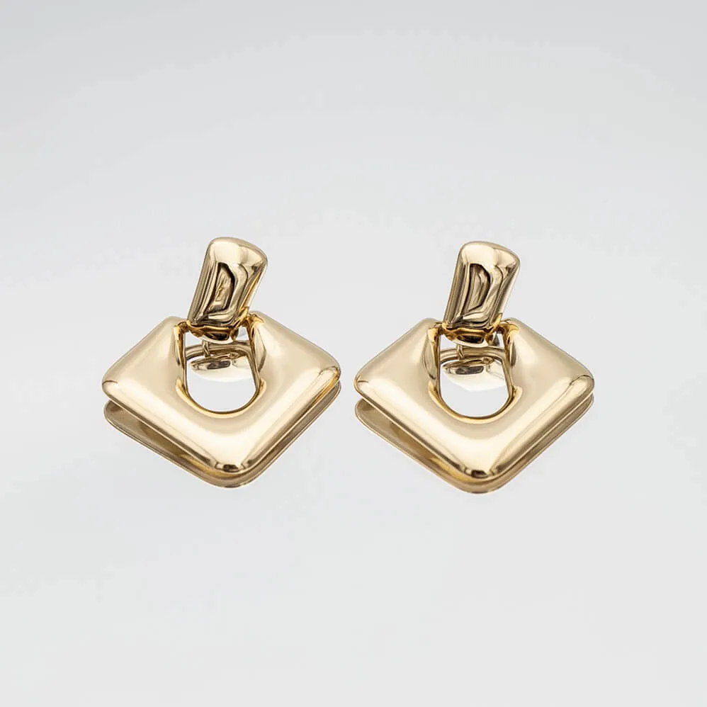 Anika Link Drop Earrings