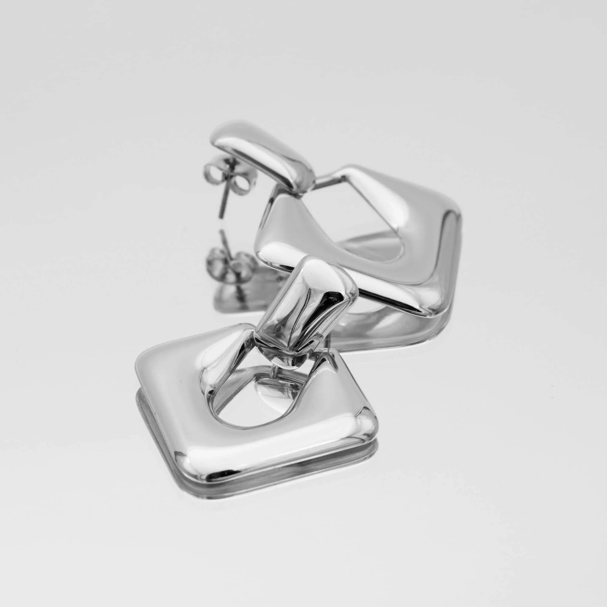 Anika Link Drop Earrings