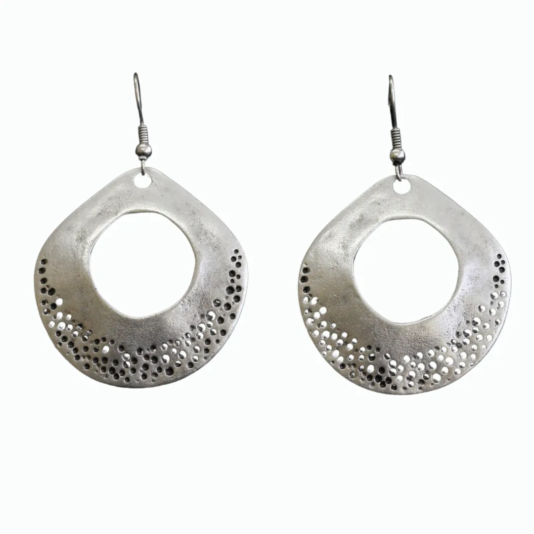 Antique Silver Plated Earrings