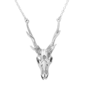 Antler Skull Necklace