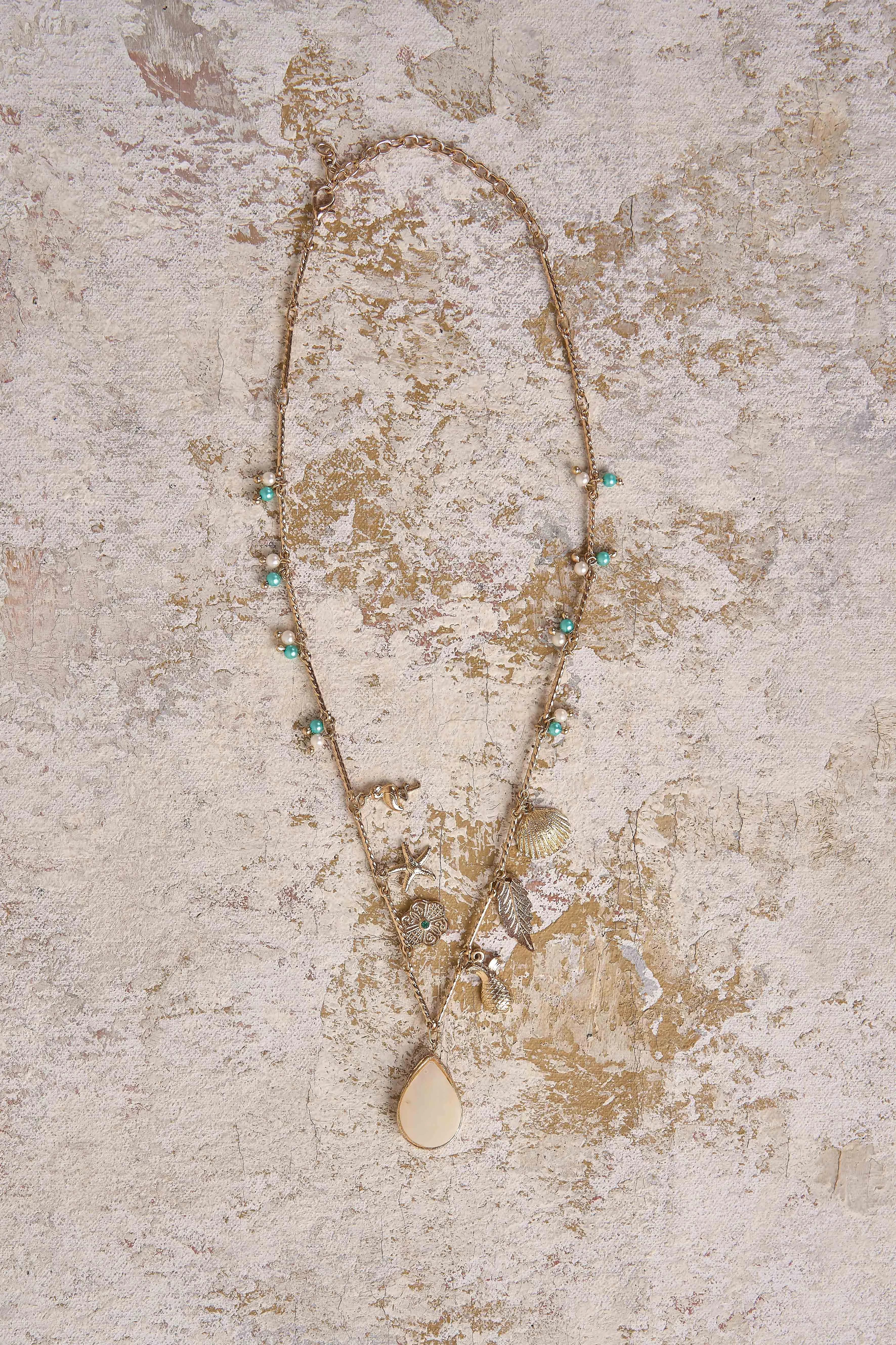 Ariel Charm Necklace - Multi