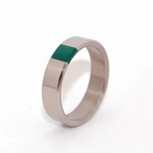 Arrant Jade | Men's Jade & Titanium Wedding Ring
