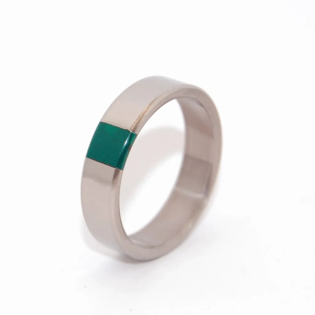 Arrant Jade | Men's Jade & Titanium Wedding Ring