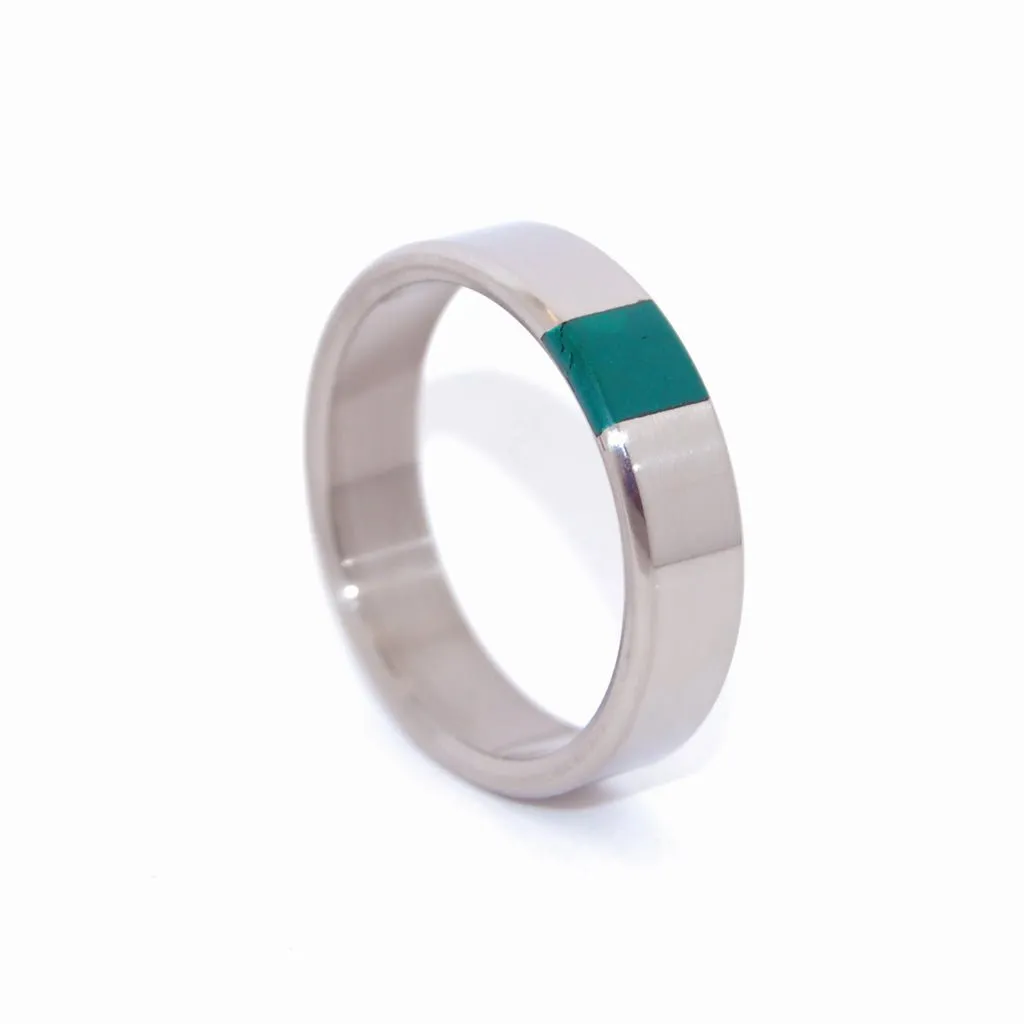 Arrant Jade | Men's Jade & Titanium Wedding Ring