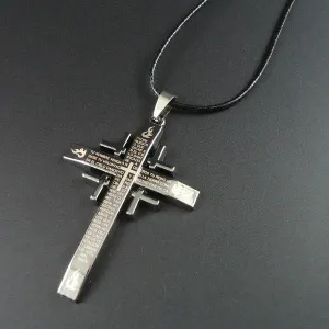 Arrival Rope Bible And Cross Necklace Pendant