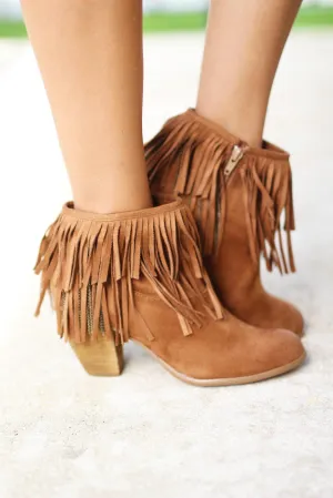 Auriga Tan Booties
