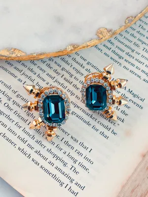 Blue Chic Stud Earrings