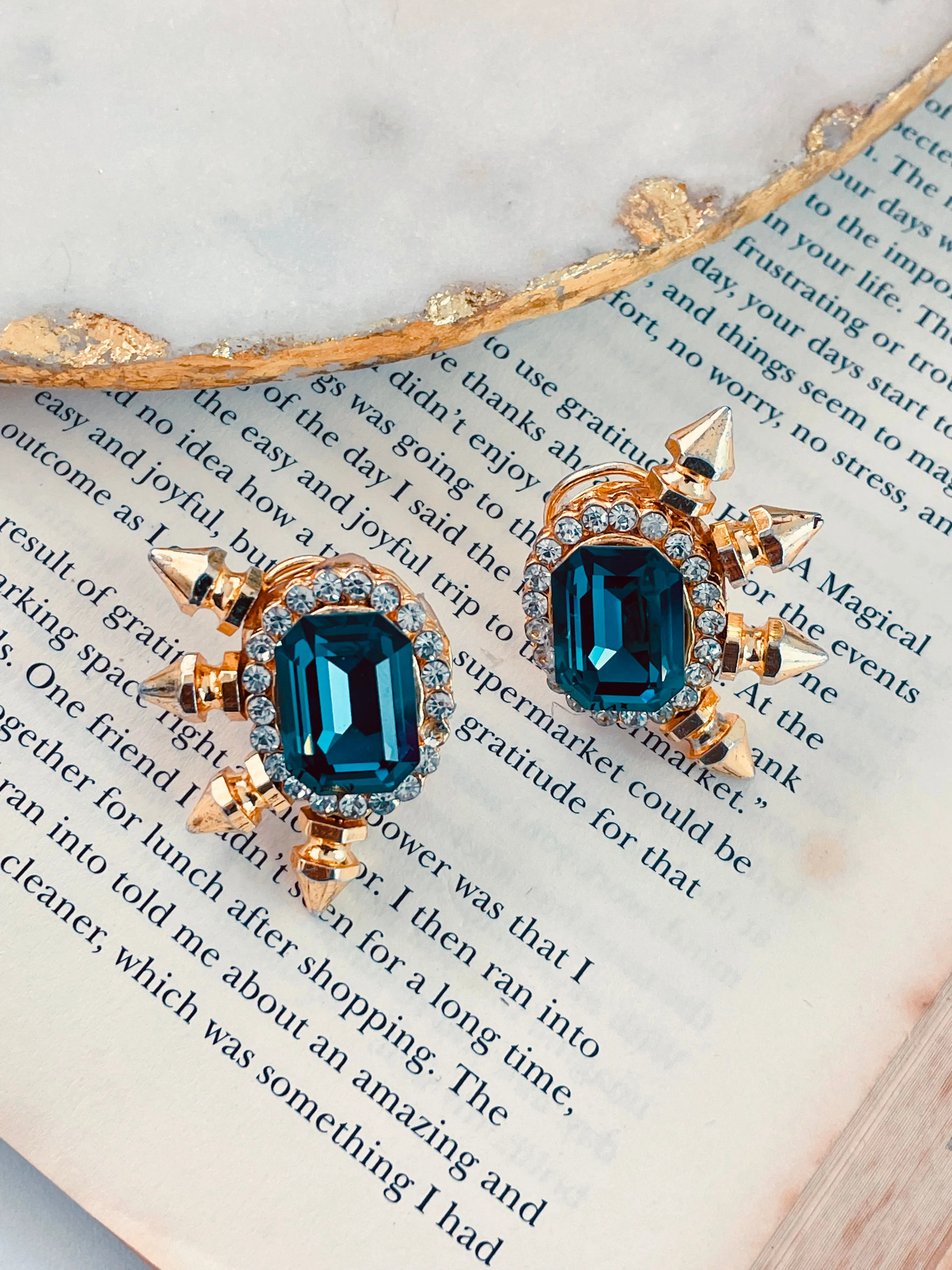 Blue Chic Stud Earrings