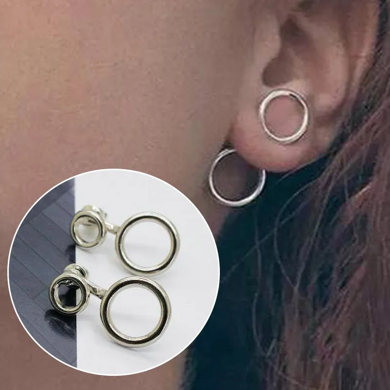 Boho Chic Round Stud Earrings