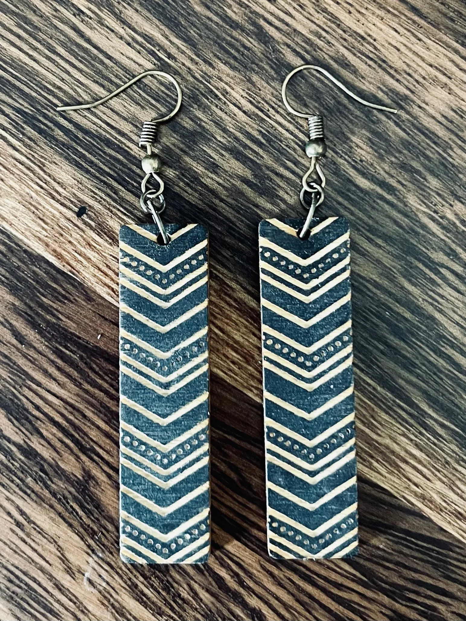 Boho Tribal Bar Earring