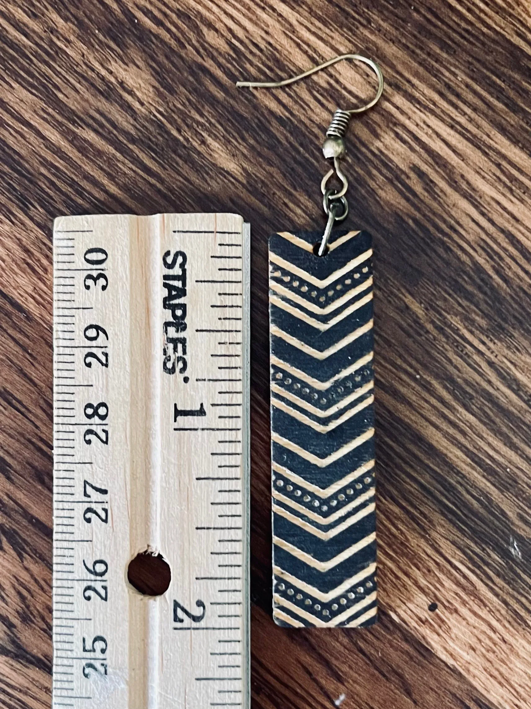 Boho Tribal Bar Earring