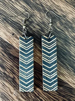 Boho Tribal Bar Earring