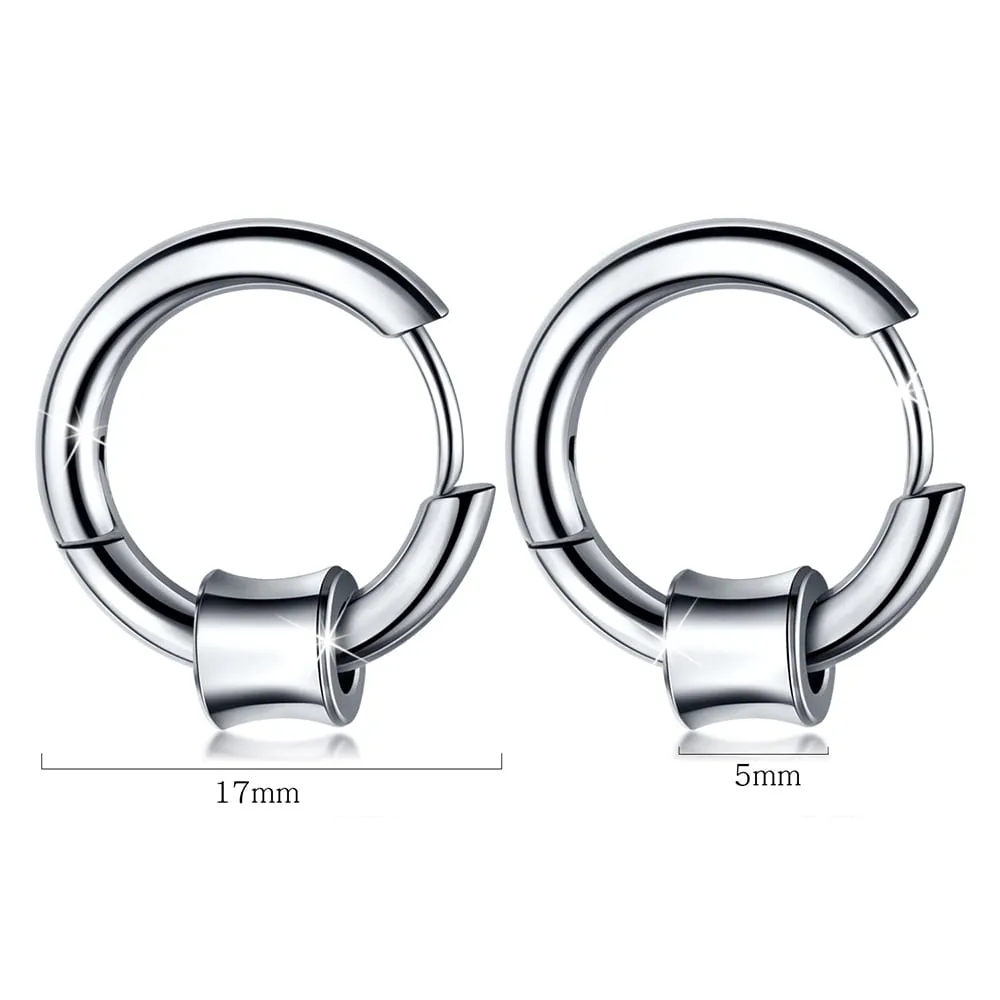 Boxed Silver Chic Earrings & Bracelet Set in White Gold