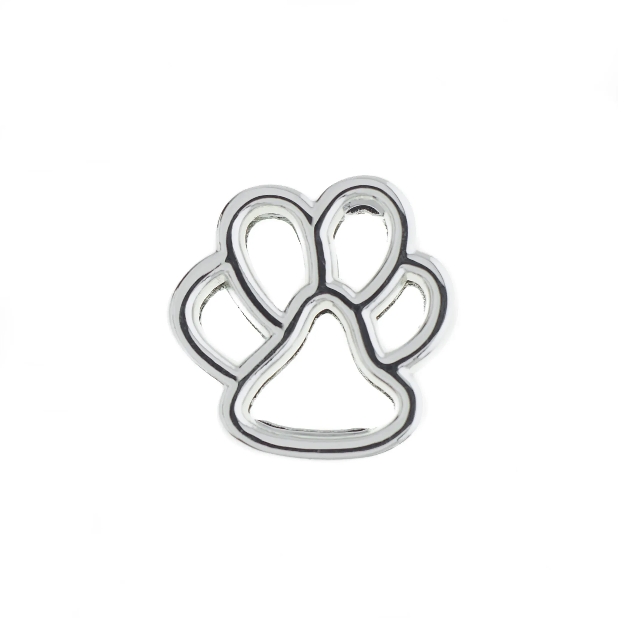 Buckle Up Rose Gold Paw Charm