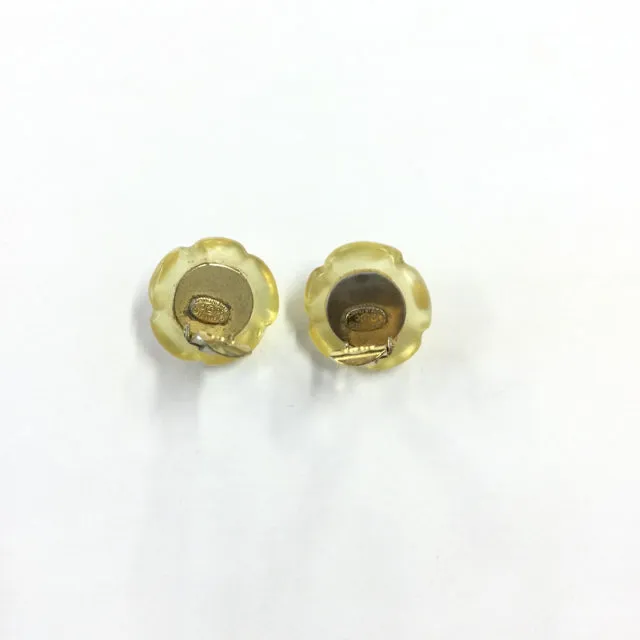 Chanel Vintage Camilla Clip Earrings