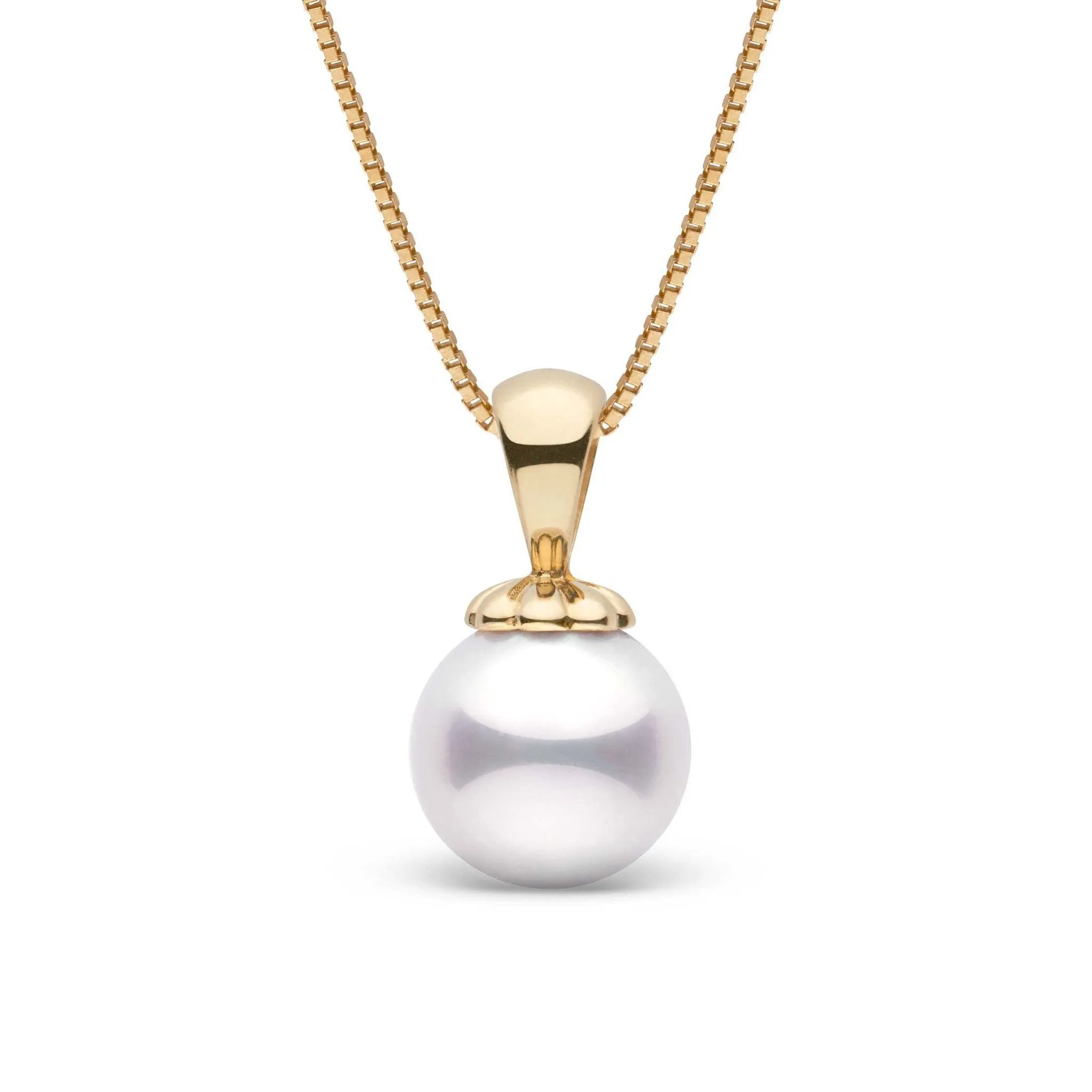 Classic Collection White 8.5-9.0 mm AAA Akoya Pearl Pendant