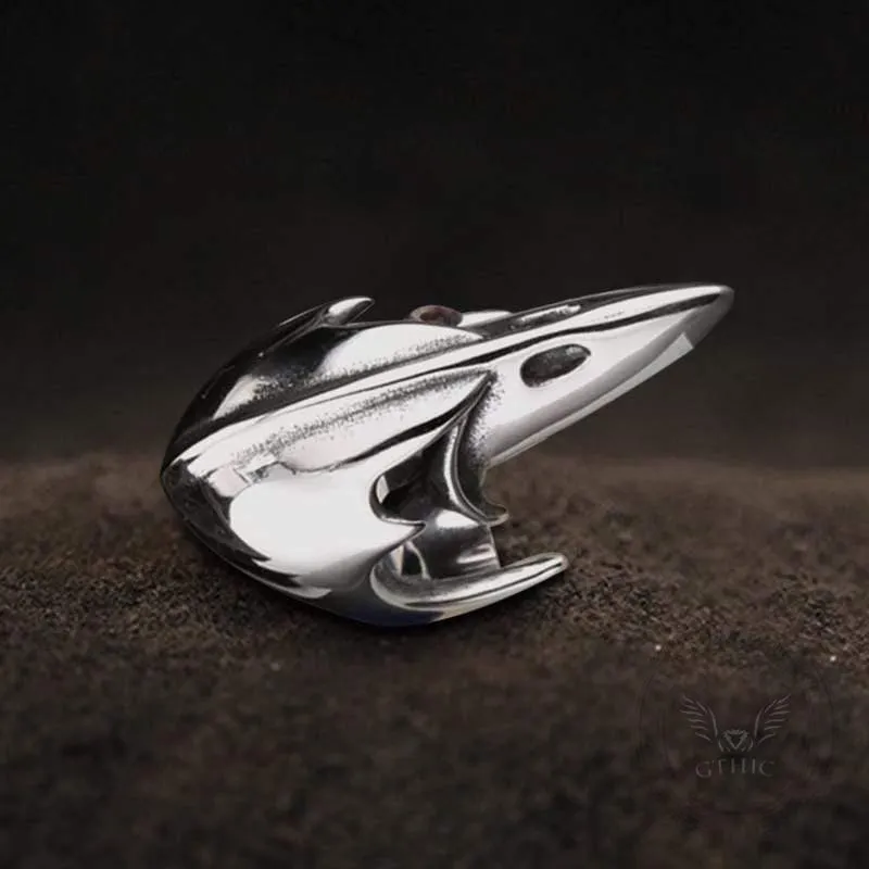 Crow Head Stainless Steel Beast Ring