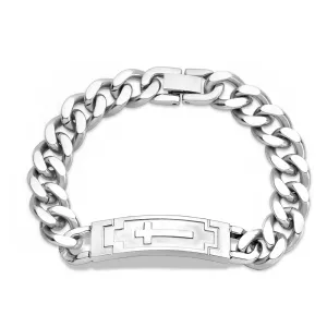 Devoted Faith Cross Cuban Link Bracelet