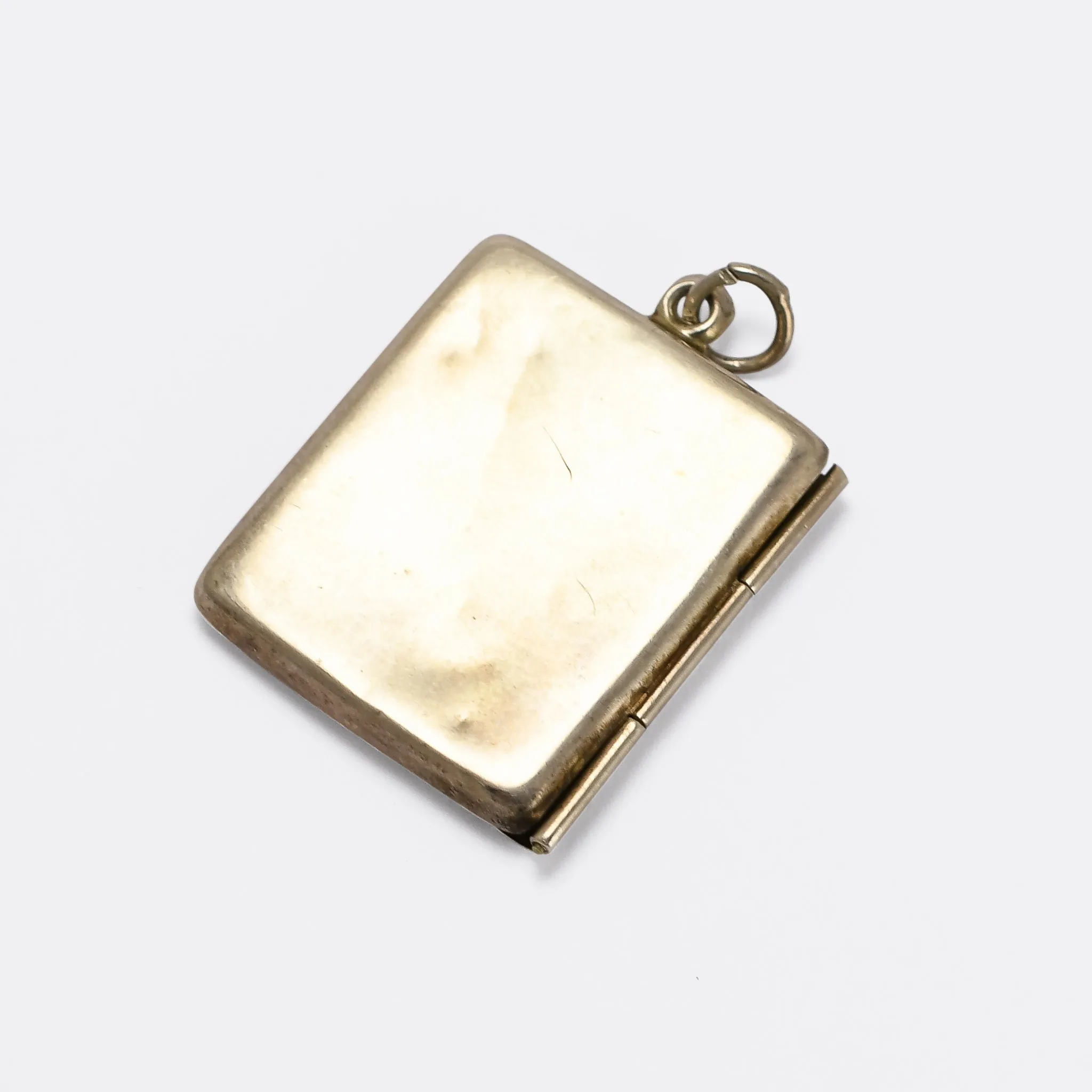 Edwardian Sterling Silver Envelope Pendant