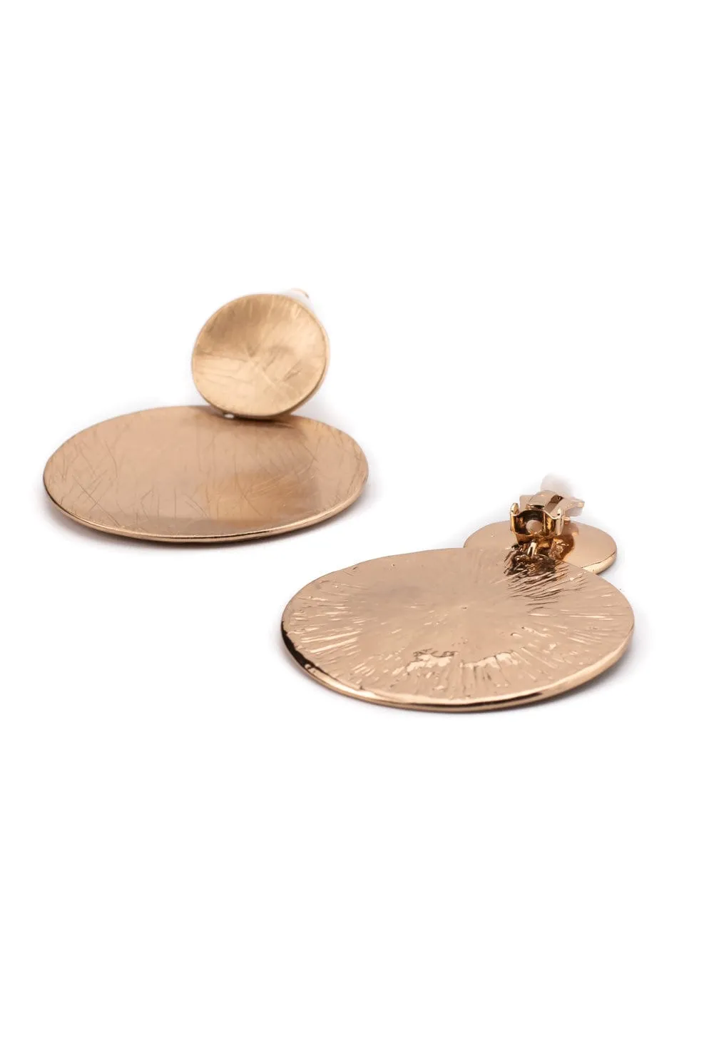 Elegant Chic Disc Earrings