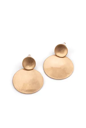 Elegant Chic Disc Earrings