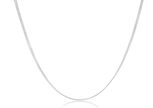 ENewton Choker Herringbone Chain - Silver