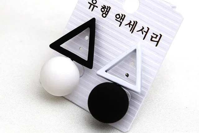 Fashionable Candy Color Stud Women Earrings