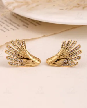 Feather Fashionable Studs