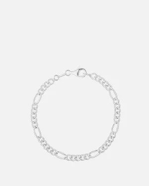 Figaro 5x1 Chain Bracelet