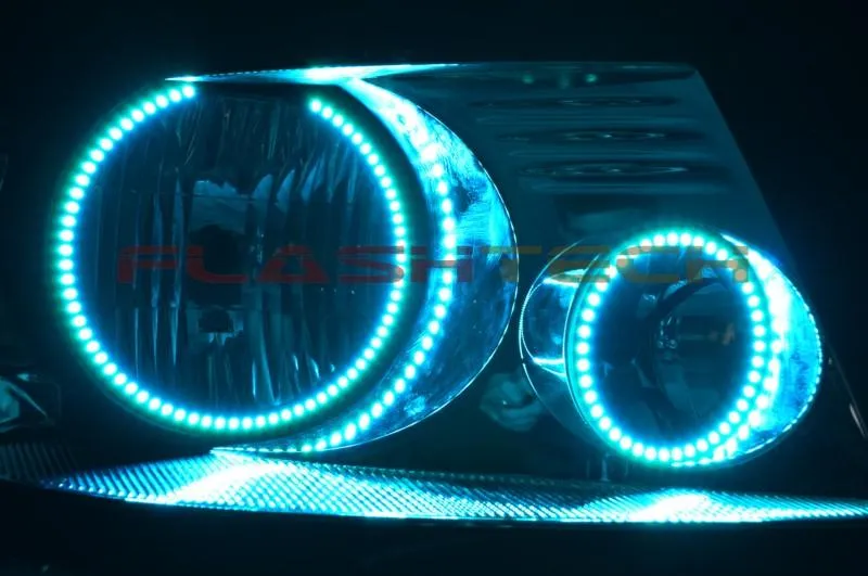 Ford F150 V.3 Fusion Color Change Headlight & LED Halo Fog Light Kit 2004-2008