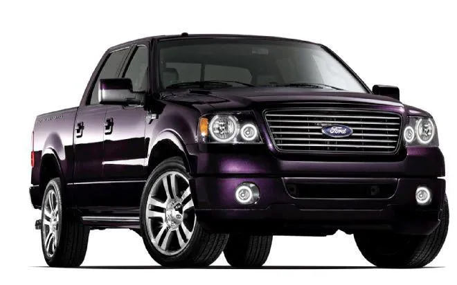 Ford F150 V.3 Fusion Color Change Headlight & LED Halo Fog Light Kit 2004-2008