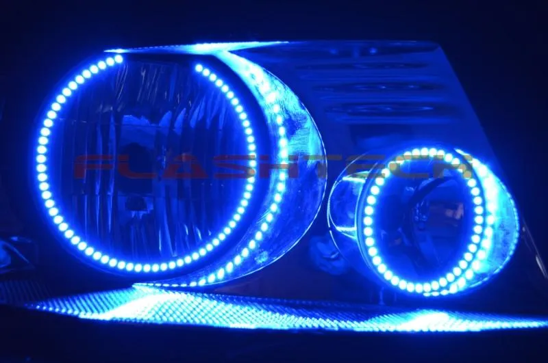 Ford F150 V.3 Fusion Color Change Headlight & LED Halo Fog Light Kit 2004-2008