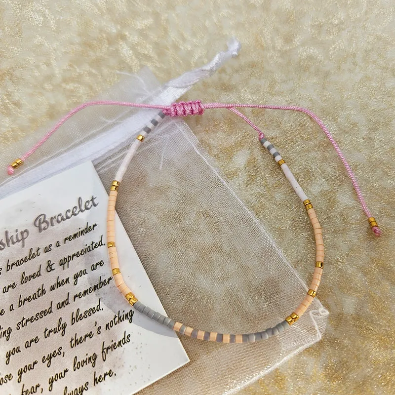 Friendship Bracelet - Pink