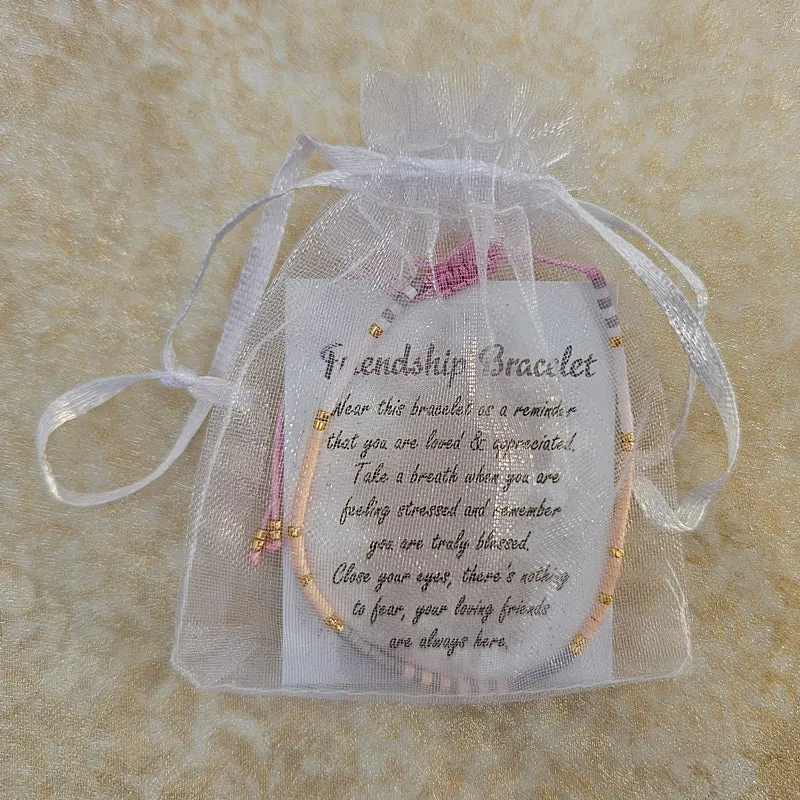 Friendship Bracelet - Pink