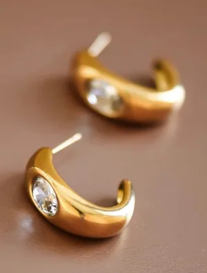 Glam and Chic Earring - Gold