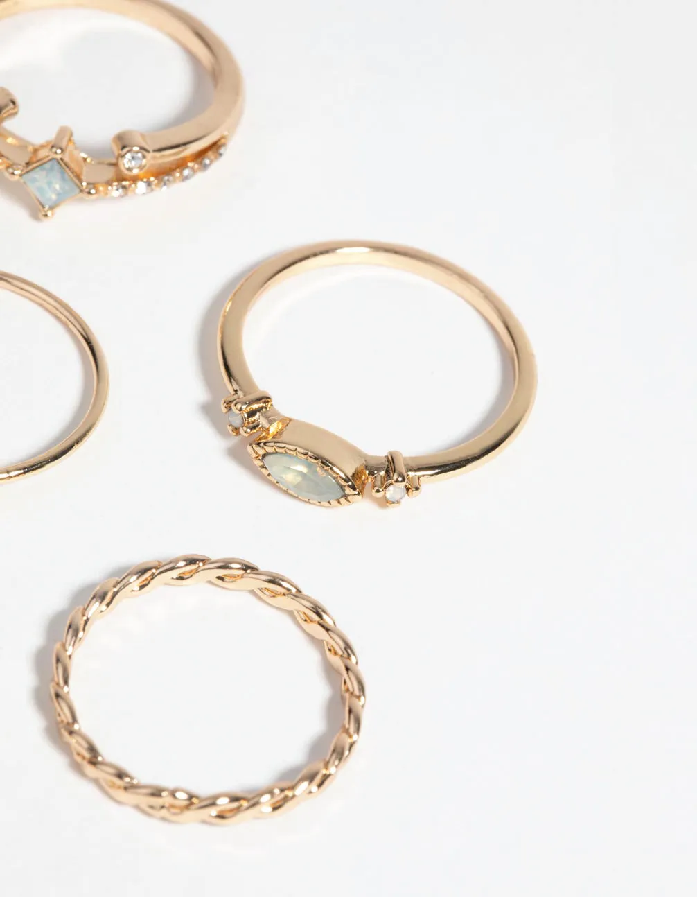 Gold Pretty Ring Pack