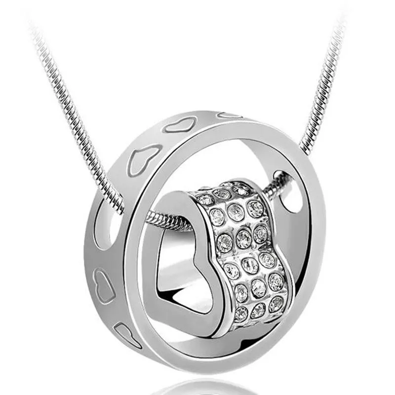Heart Bridal Wedding Jewellery Pendant Necklace