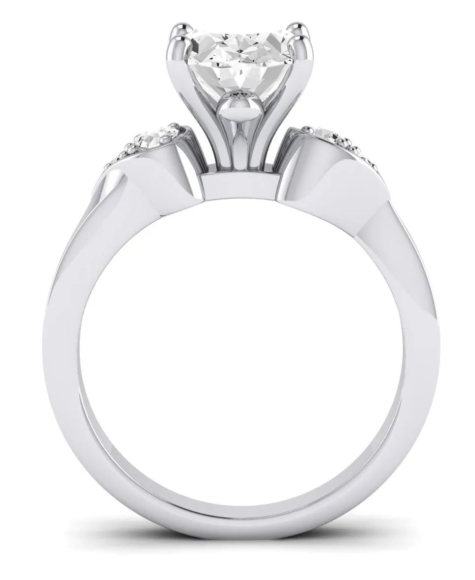 Hibiscus - Oval Lab Diamond Engagement Ring (IGI Certified)